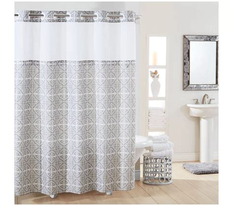 qvc drapes|qvc hookless shower curtains taupe.